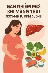Gan nhiễm mỡ khi mang thai, góc nhìn từ dinh dưỡng
