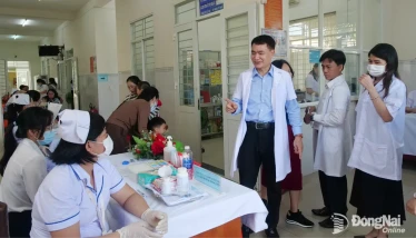 Viện Dinh dưỡng giám sát chiến dịch bổ sung vitamin A tại Đồng Nai