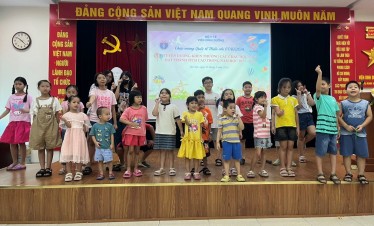 Công đoàn cơ sở Viện Dinh dưỡng tổ chức Tết thiếu nhi 01/06/2024 cho con em công đoàn viên và người lao động
