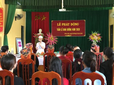 Hưởng ứng Tuần lễ "Dinh dưỡng và Phát triển" (từ 16 đến 23/10/2020): Ưu tiên sử dụng nguồn thực phẩm tại chỗ