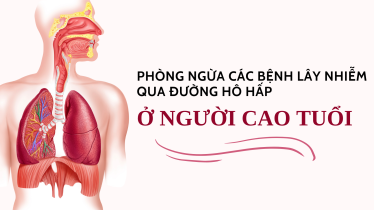 Phòng ngừa các bệnh lây nhiễm qua đường hô hấp ở người cao tuổi