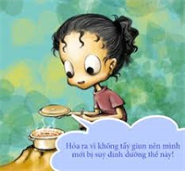 Phòng nhiễm giun đường ruột ở trẻ