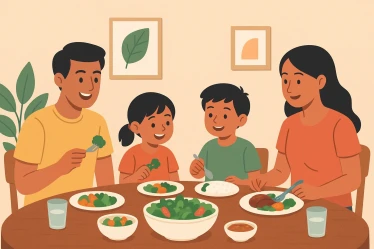 Xây dựng thói quen ăn uống lành mạnh cho trẻ - Khởi đầu từ bữa ăn gia đình