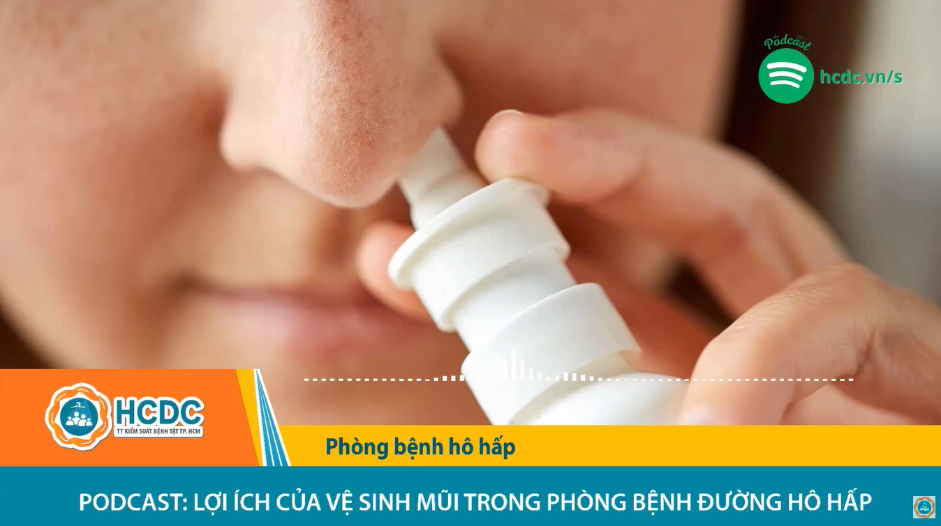 Lợi ích của vệ sinh mũi trong phòng bệnh đường hô hấp | Nguồn: HCDC