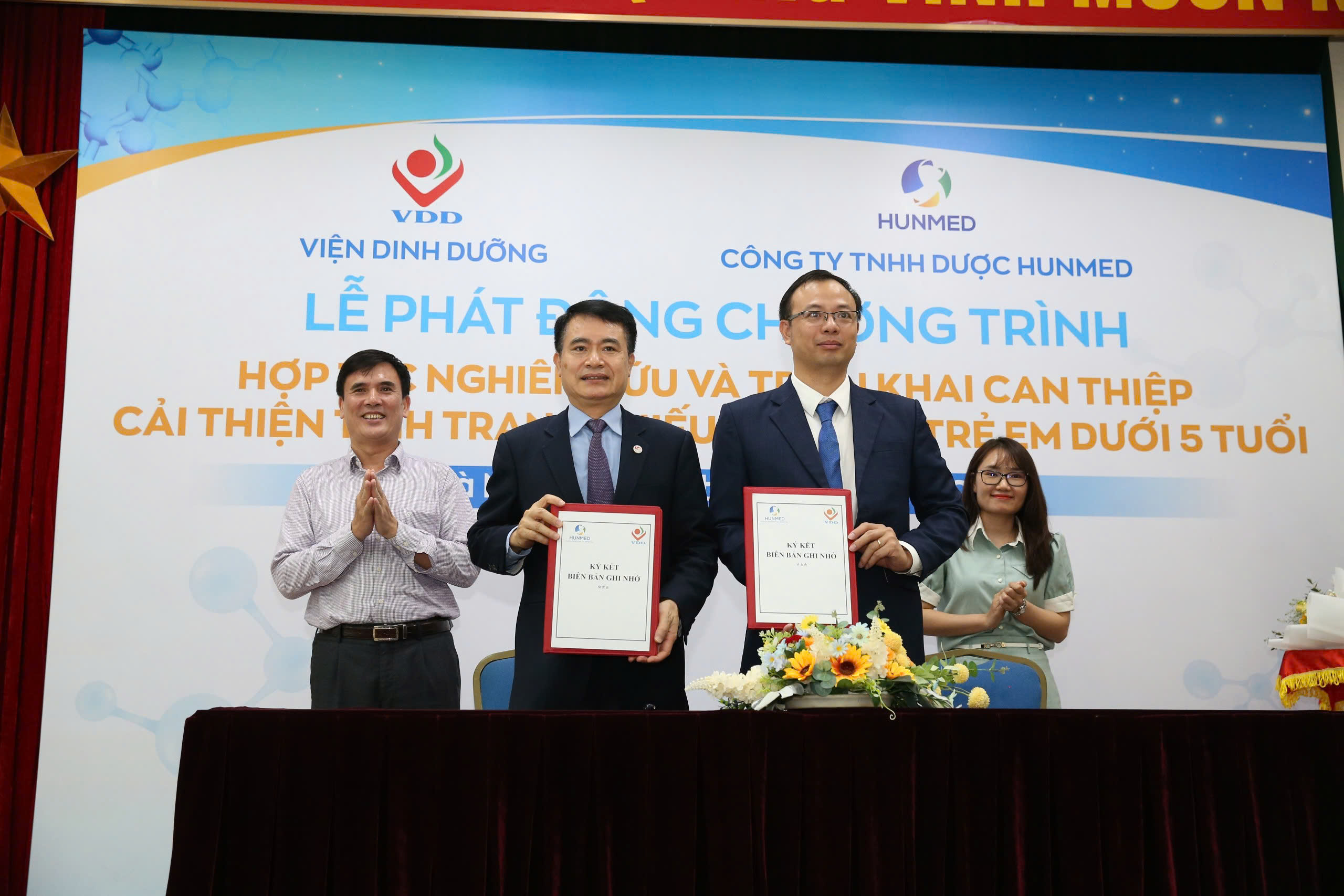 Launching Ceremony of Research Cooperation and Implementation of Interventions to Improve Zinc Deficiency in Children Under 5 Years Old