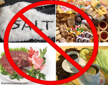 Chế độ ăn giảm muối trong tăng huyết áp